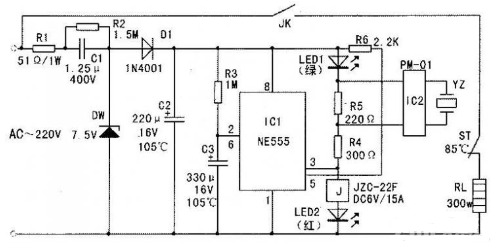 取暖器電機(jī)原理圖